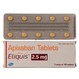 Eliquis 2.5mg tab 1's(10's)