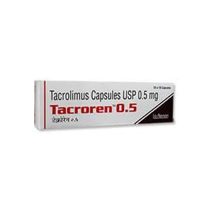 Tacroren 0.5mg Cap 10's